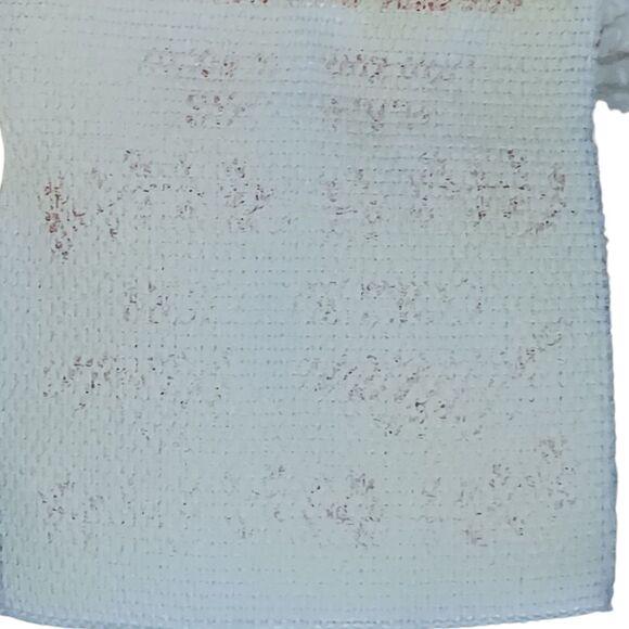 Vintage Southwest Bath Towel Cream Peach Turquoise Purple Ruffle By Jillian Rose - Picture 9 of 15